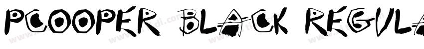 Pcooper Black Regula字体转换